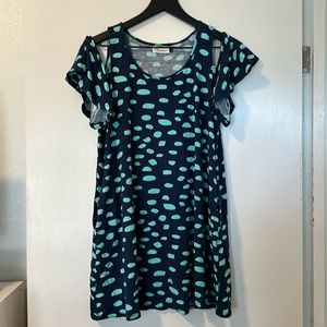 Fighting Eel Ava Sky Dress